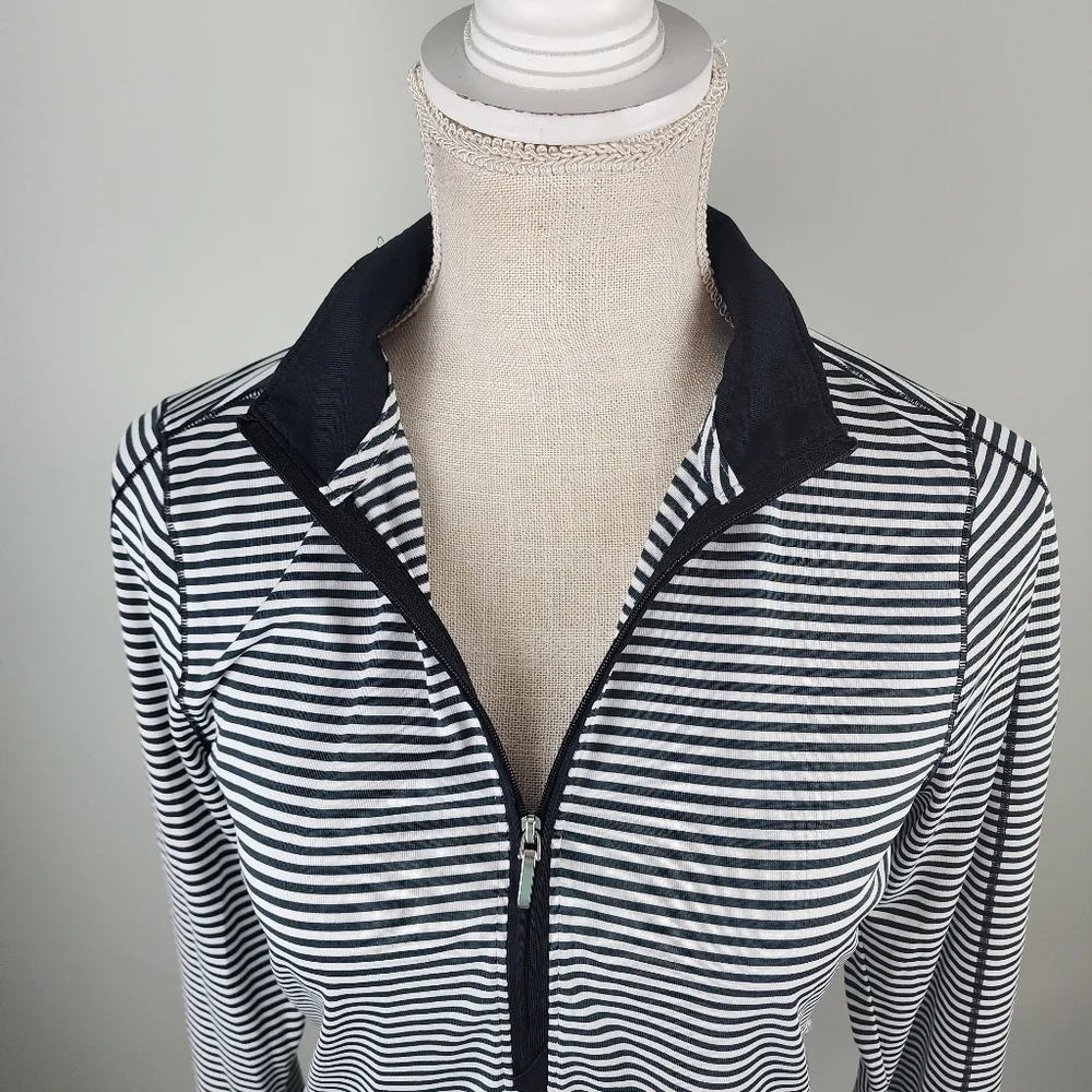 Cuter And Buck Drytec Women’s Black and White Quarter Zip Pop Over Size Small - Picture 5 of 10